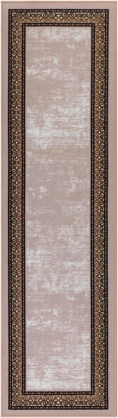 Antep Rugs Alfombras Bordered Modern 2x7 Non-Slip Low Pile Rubber Backing - Image 2