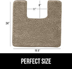 GORILLA GRIP Plush Absorbent Shaggy Chenille Bath Rug Mat - Image 2