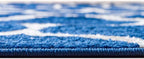 Rugs.com Lattice Frieze Collection Rug – 3' Square Navy Blue Medium Rug Perfect - Image 5