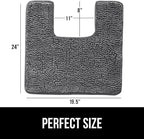 GORILLA GRIP Plush Absorbent Shaggy Chenille Bath Rug Mat - Image 2