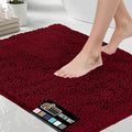 GORILLA GRIP Bath Rug Mat 48x17, Soft Absorbent Chenille, Quick Dry Microfiber by GorillaGrip