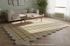 Scalloped Border Wool Area Rug - Image 8