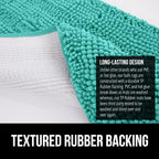 GORILLA GRIP Bath Rug Mat 36x24, Soft Absorbent Chenille, Quick Dry Microfiber - Image 5
