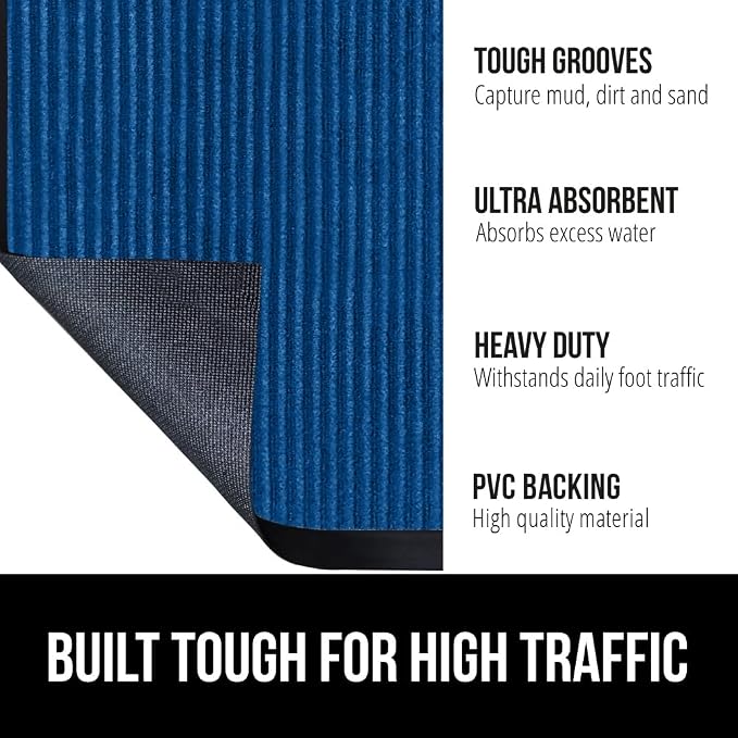 GORILLA GRIP Waterproof Traffic Guard Door Mat, Heavy Duty Entryway Mats - Image 2