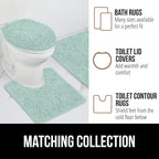 GORILLA GRIP Bath Rug Mat 48x24, Soft Absorbent Chenille, Quick Dry Microfiber - Image 9