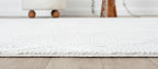 Adel Modern Area Rug for Living Room, 4x6 Rustic Distressed Abstract Cream - Image 9