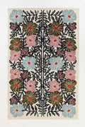 Bold Floral Hand-Tufted Wool Rug 8x8 Ft – Vintage-Style Area Carpet by RUGBARN