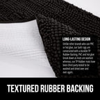 GORILLA GRIP Bath Rug Mat 42x24, Thick Soft Absorbent Chenille, Quick Dry - Image 5