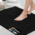 GORILLA GRIP Bath Rug Mat 36x24, Thick Soft Absorbent Chenille, Quick Dry by GorillaGrip