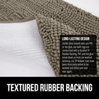 Gorilla Grip Shaggy Chenille Bath Rug Mat - Image 6