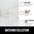 GORILLA GRIP Bath Rug Mat 48x17, Thick Soft Absorbent Chenille, Quick Dry - Image 8