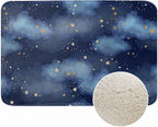 Stars and Clouds Bath Rugs for Bathroom Durable Flannel Bath Rug Clearance Mats by Unknown