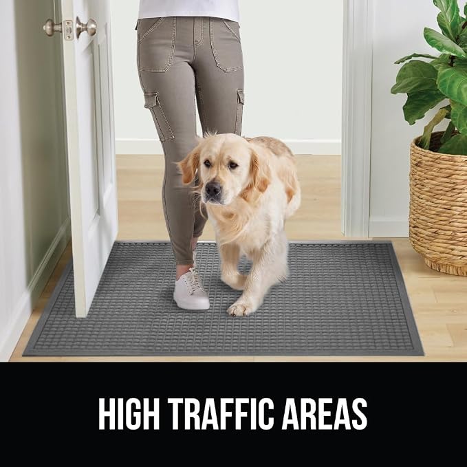 GORILLA GRIP Front Door Mat, Indoor Outdoor Ultra Absorbent HydroAbsorb Doormat - Image 6