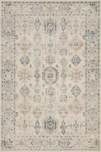 Loloi II Hathaway Collection HTH-05 Steel/Ivory 7'-6" x 9'-6", .25" Thick - Image 5