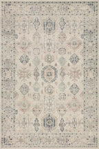 Loloi Hathaway Collection HTH-04 Beige/Multi 5'-0" x 7'-6", .25" Thick Area Rug - Image 5
