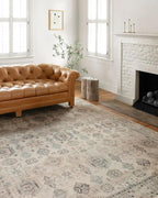 Loloi Hathaway Collection HTH-04 Beige/Multi 3'-6" x 5'-6", .25" Thick Accent by Loloi