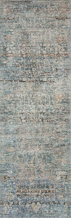 Loloi Amber Lewis Billie Collection BIL-05 Denim/Blush 7'-6" x 9'-6", 0.19" - Image 9