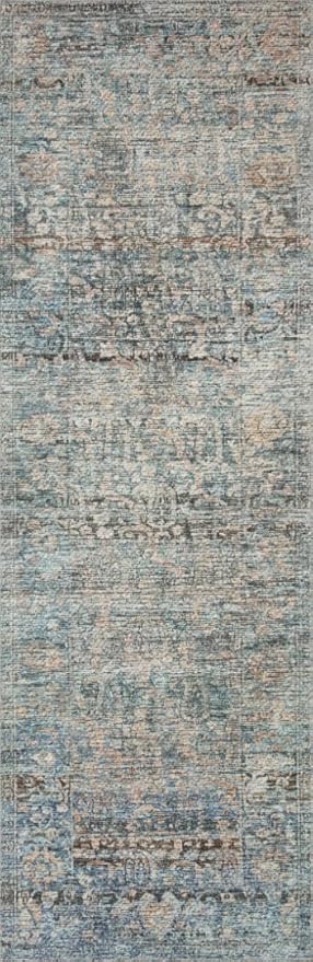 Loloi Amber Lewis Billie Collection BIL-05 Denim/Blush 10'-0" x 14'-0" - Image 9