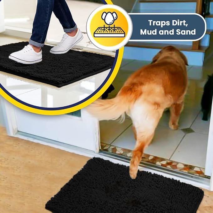 Muddy Mat® | Super Absorbent Door Mat Indoor, Microfiber Quick Dry Chenille - Image 4