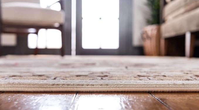 Unique Loom Taftan Collection Border Geometric Tribal Inspired Design Area Rug - Image 4