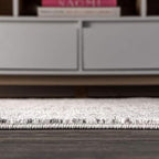 JONATHAN Y Boho Vintage Diamond Cream/Gray Runner Rug 2X8 ft, Moroccan Hype - Image 8