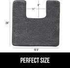 GORILLA GRIP Plush Absorbent Shaggy Chenille Bath Rug Mat - Image 2