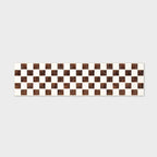 EVERGRACE Checkered Plaid Area Rug 2x8, Soft Fuzzy Faux Wool Rugs Washable Anti - Image 7
