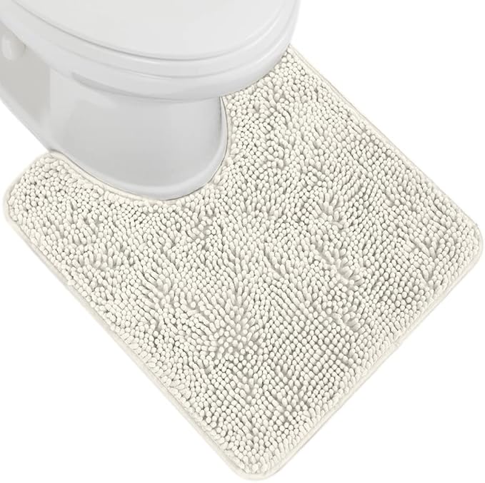 GORILLA GRIP Plush Absorbent Shaggy Chenille Bath Rug Mat by GorillaGrip