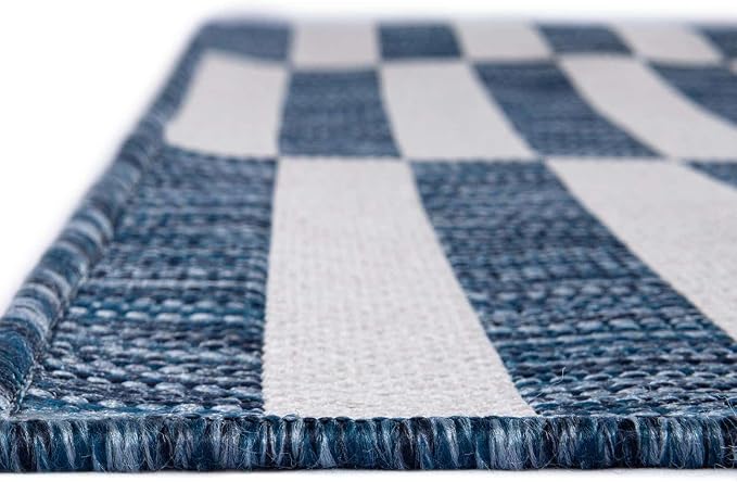 Unique Loom Outdoor Striped Collection Area Rug - Image 6