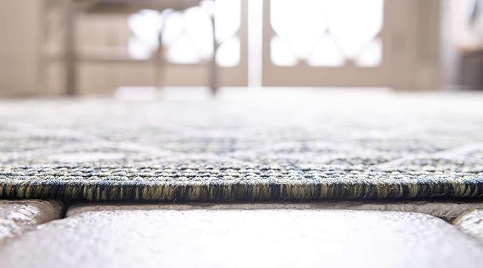 Unique Loom Outdoor Trellis Collection Area Rug - Image 4