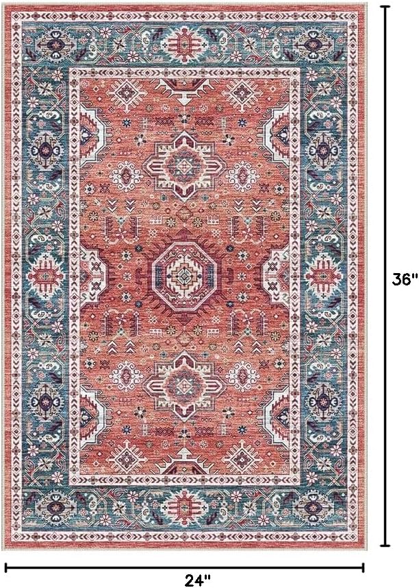 Dripex Vintage Collection Washable Area Rug - Image 2