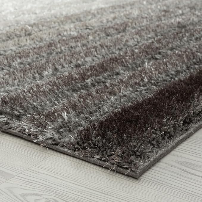 LUXE WEAVERS Lantanas Collection 7119 Grey 5x7 Modern Geometric Area Rug - Image 4