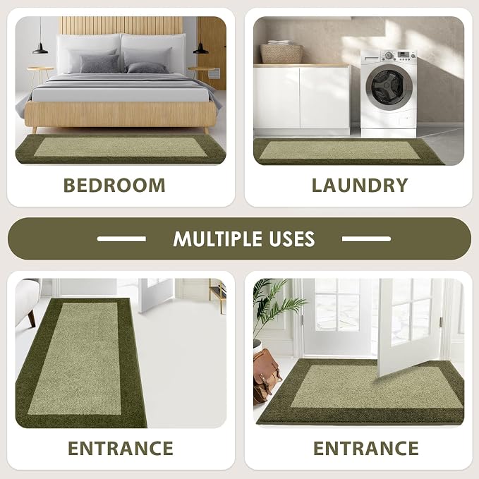 Machine Washable Runner Rugs Set of 2, Non Slip Kitchen Mats - Image 4