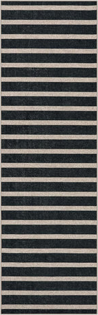Lahome Striped Easy Jute Runner Rug, 2x8 Kitchen Rug Non Slip Washable Outdoor - Image 6