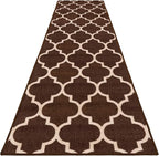 House, Home and More Skid-Resistant Carpet Runner – Moroccan Trellis Lattice – by HouseHomeandMore