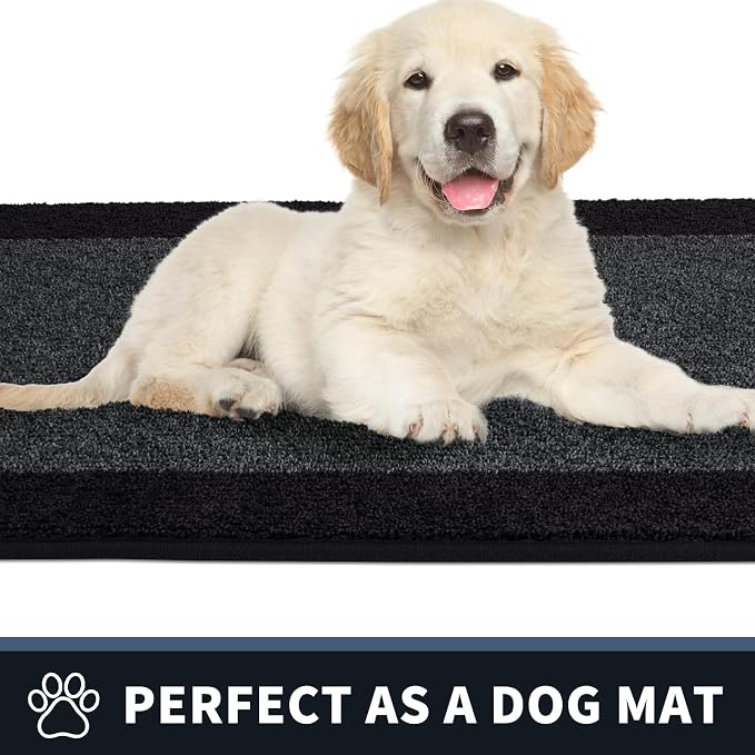 PURRUGS Dirt Trapping Door Mat 24" x 60", Non-Slip/Skid Machine Washable - Image 4