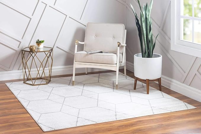 Unique Loom Trellis Frieze Collection Area Rug - Image 2