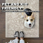 KILOCOCO Hallway Runner 2x6 Kitchen Runner Rug Printed Vintage Floral Washable - Image 4