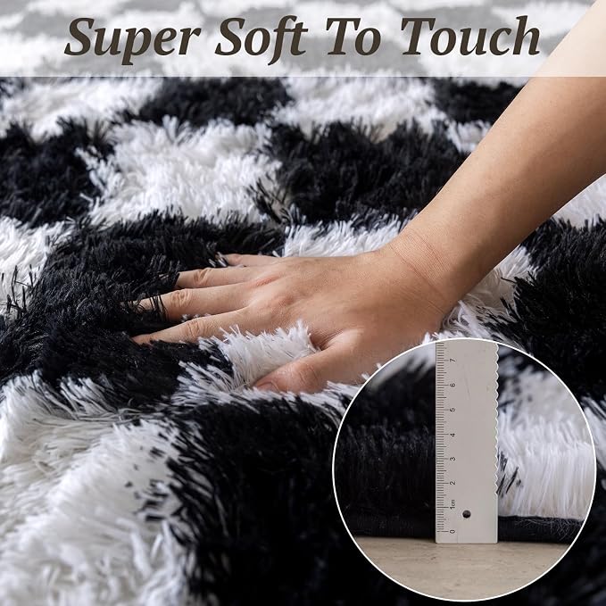 8x10 Area Rugs for Living Room Bedroom, Soft Fluffy Shaggy Bedside Rug - Image 7