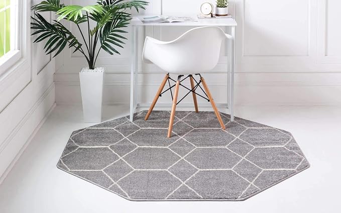Unique Loom Trellis Frieze Collection Area Rug - Image 4