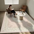 Nursery Rug for Baby Girl, Cute Pink 4x6 Area Rugs for Bedroom Non Slip - Image 5