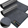 GORILLA GRIP Waterproof Traffic Guard Door Mat, 2 Pack Heavy Duty Entryway Mats by GorillaGrip