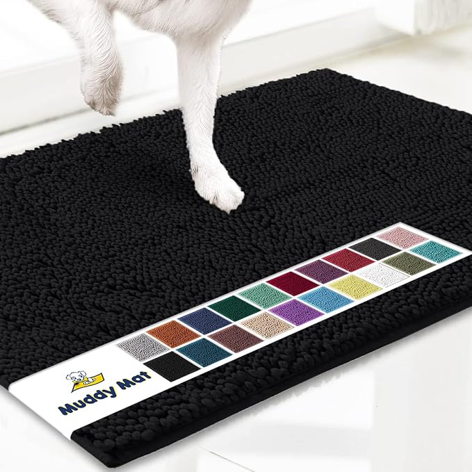 Muddy Mat® | Super Absorbent Door Mat Indoor, Microfiber Quick Dry Chenille by MuddyMat%C2%AE
