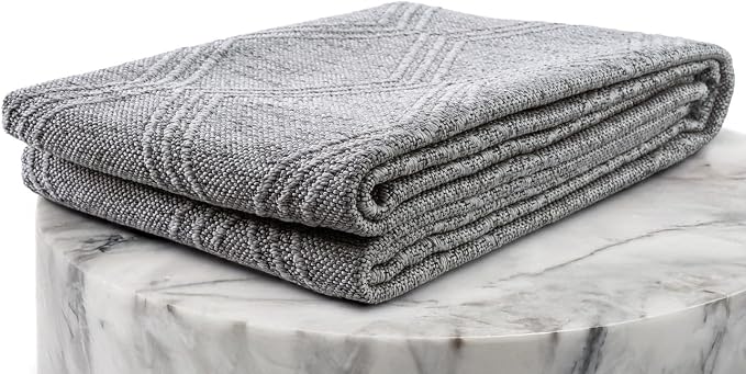 LUXE WEAVERS Modern Farmhouse Gray 9x12 Washable Area Rug, Anti-Slip Diamond - Image 8