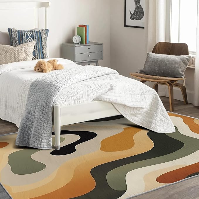 Neutral Color Rug, 5x6 Rug, Earth Tone Rugs - Image 3