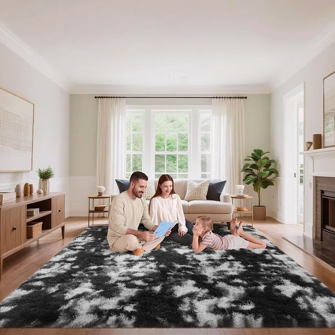 Area Rugs 9x12 Living Room, Fluffy Large Rugs by Unknown