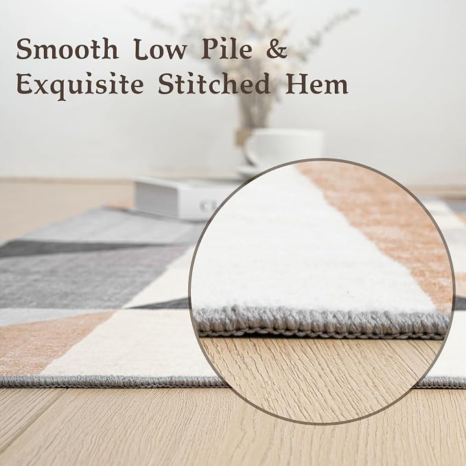 HOMFINE Washable Modern Area Rug - Image 4