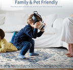 Enkor Runner Rugs for Hallway, 2.6x10.5 Washable Soft Non Slip Floor Rugs for - Image 5
