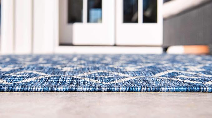 Unique Loom Outdoor Trellis Collection Area Rug - Image 4