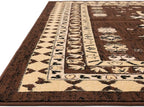 Unique Loom Taftan Collection Border Geometric Tribal Inspired Design Area Rug - Image 6